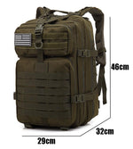 Large Capacity Man  Backpacks Military