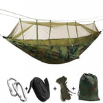 Ultralight Travel  Hammocks With Integrated Mosquito Net